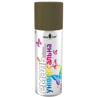 Аэрозольная краска для автомобиля New Ton універсальна 6040 св.-оливковий МАТ, аер. 400 мл (000023350) Винница - изображение 1