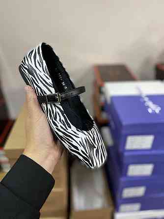 Zemira Балетки жіночі ZEMIRA зебра натуральна шкіра 38-39р. (5602) Коломыя