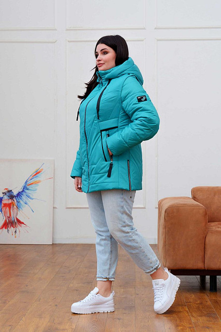 Женская курточка жилет весна-осень. Куртка демисезонна трансформер. 54-66р. Киев - изображение 9