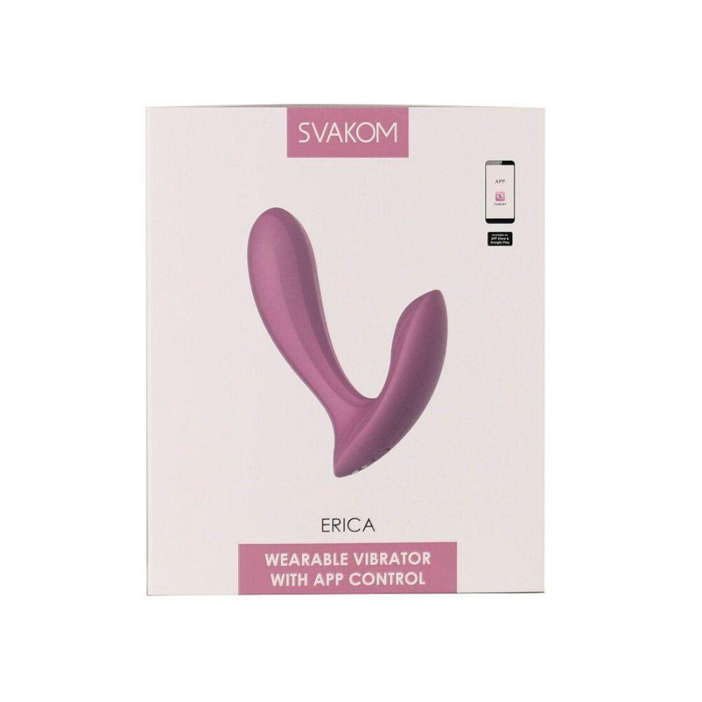 Смарт вібратор в трусики Svakom Erica Romantic Rose, дуже гнучкий, 2 мотори Sex Aura Київ - фото 8