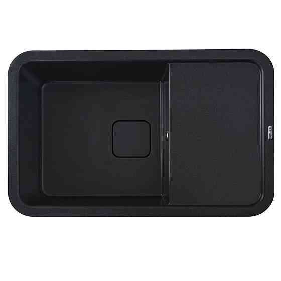 PLATINUM Гранітна мийка для кухні Platinum 7850 CUBE матова Чорний металік Київ