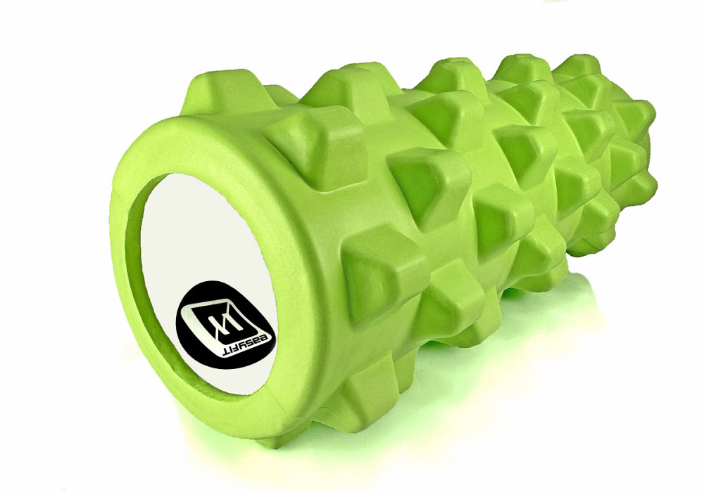 Масажний ролик EasyFit Grid Roller PRO 33 см Салатовий Коломия - фото 2