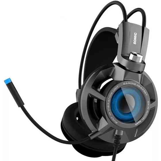 Гарнітура Somic G955 Black (9590010254) ( чорний/сріблястий ) Харків
