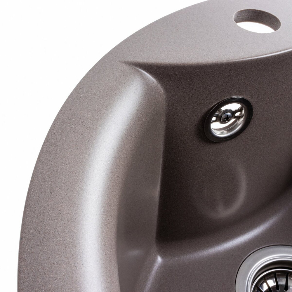 VALESO Гранітна мийка для кухні VALESO 480 TURAS матова Дюна Коломыя - изображение 5