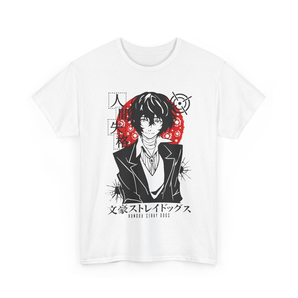 Футболка мужская аниме Дазаи Бунгоу Страй Догс оверсайз (S/M/L) Черний AnimeJ0533 Днепр - изображение 15