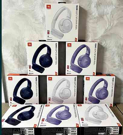 Навушники з Мікрофоном: JBL Tune 520BT White/Purple/Blue. Харків