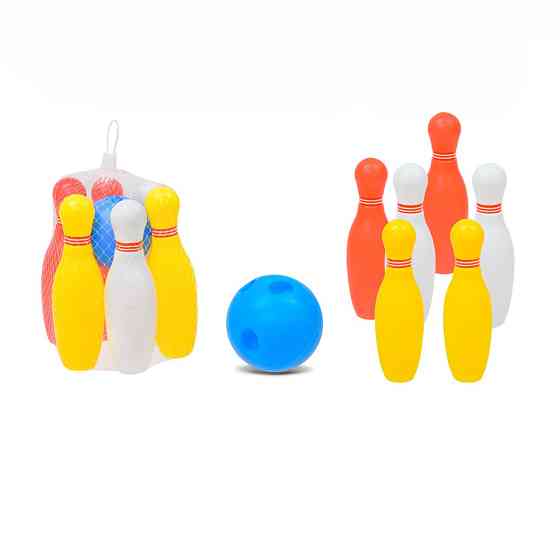 Детский игрушечный Боулинг 6805, 6 кеглей, 1 мяч Винница