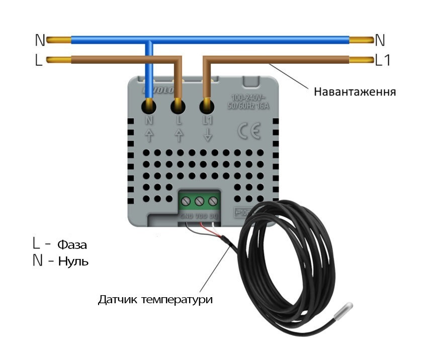 Розумний Wi-Fi терморегулятор (термостат) сенсорний програмований для електричної теплої підлоги LIVOLO, золотий скляний (VL-M7FCQ1Z2-2APS23) Коломия - фото 3