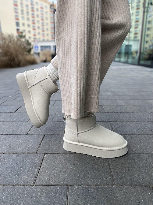 ITTS Угги жіночі ITTS A801-F св.бежевий (зима, шкіра натуральна) (5738) Коломия - фото 9