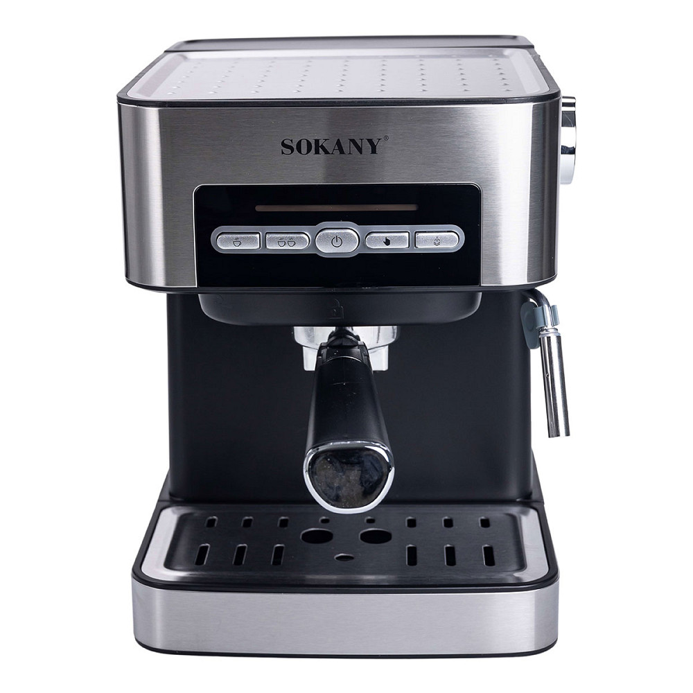Sokany Кавоварка з трубкою для молока 1,6 л кавомашина для дому 850 Вт Sokany SK-6862 Коломия - фото 1