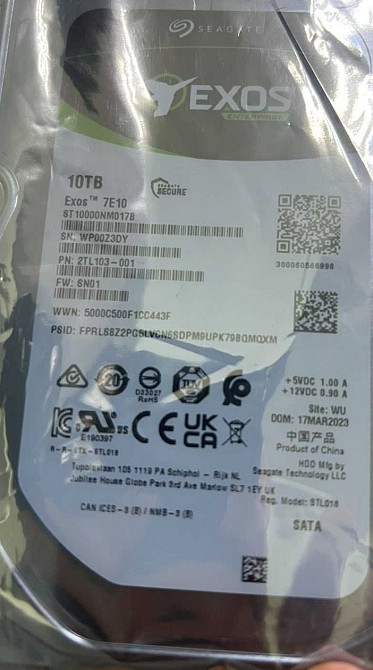 HDD Seagate Exos 7E10 10 TB 7200 rpm 256 MB 3.5" SATA III нові упаков. Київ - фото 2