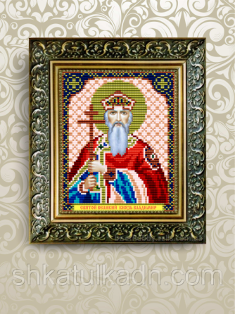 Схема для вишивки бісером іменна Володимир Дніпро