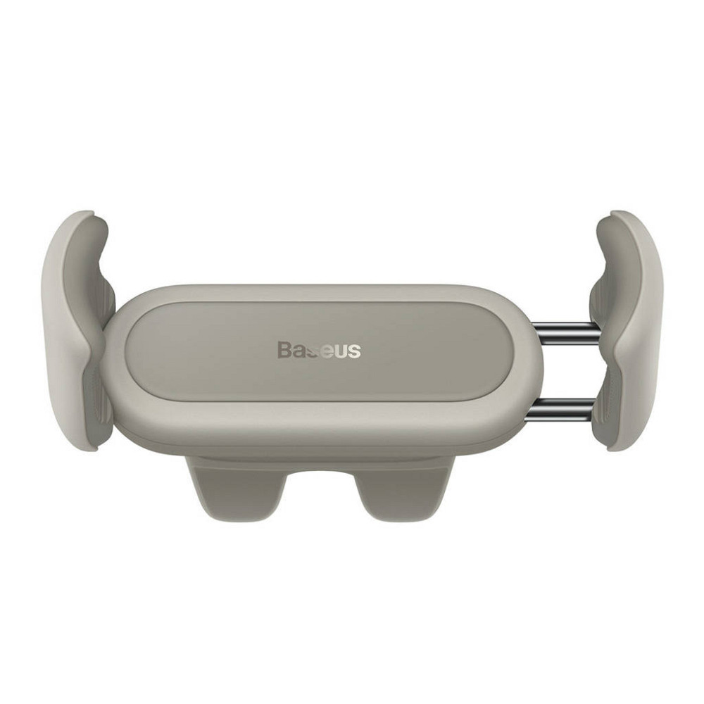 Автомобільне кріплення для смартфона 4.7-6.7" Steel Cannon 2 (На решітку) Baseus Кремово-Біле Винница - изображение 4