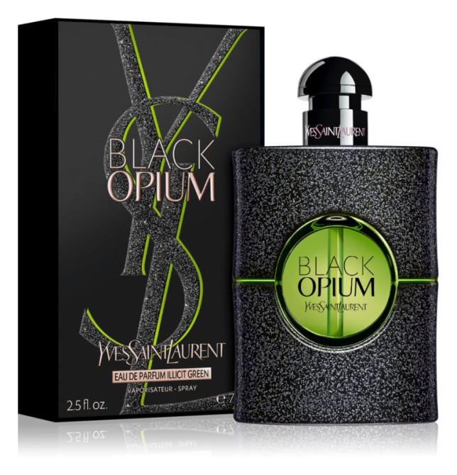 Парфюмированная вода Yves Saint Laurent Black Opium Illicit Green 75 Славянск - изображение 1