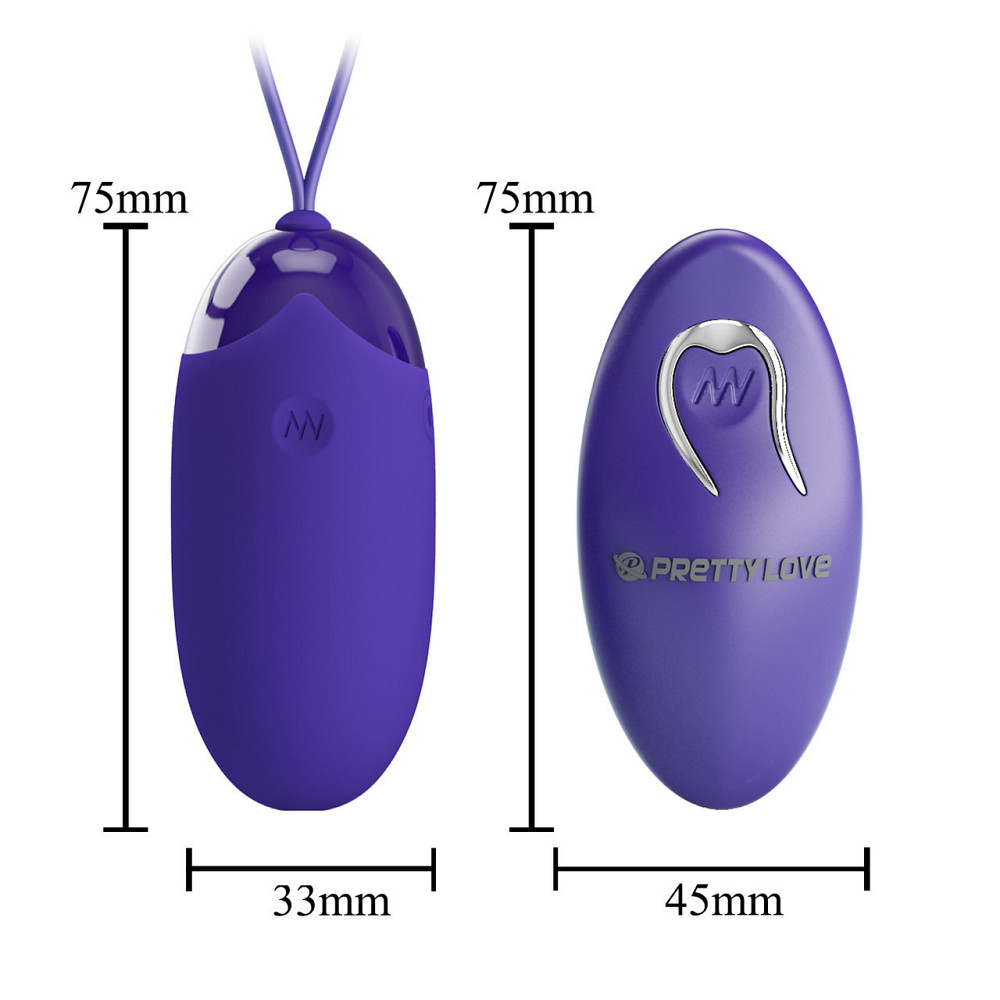 Віброяйце Pretty Love Berger Youth wireless egg Blue Sex Aura Київ - фото 7