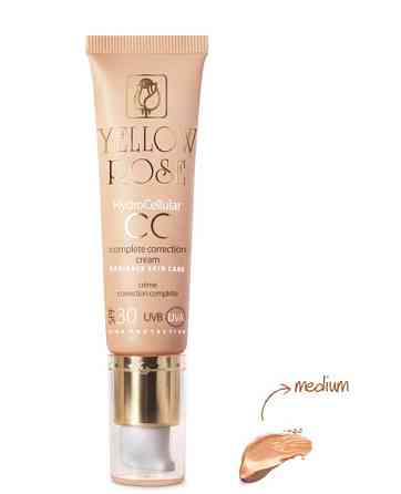 Солнцезащитный крем CC с SPF 30 Hydra cellular CC cream SPF 30 Yelow rose 30 мл Medium Днепр