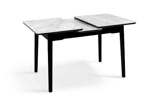 Стіл Нептун 110/140*75 чорний/керам бетон Днепр