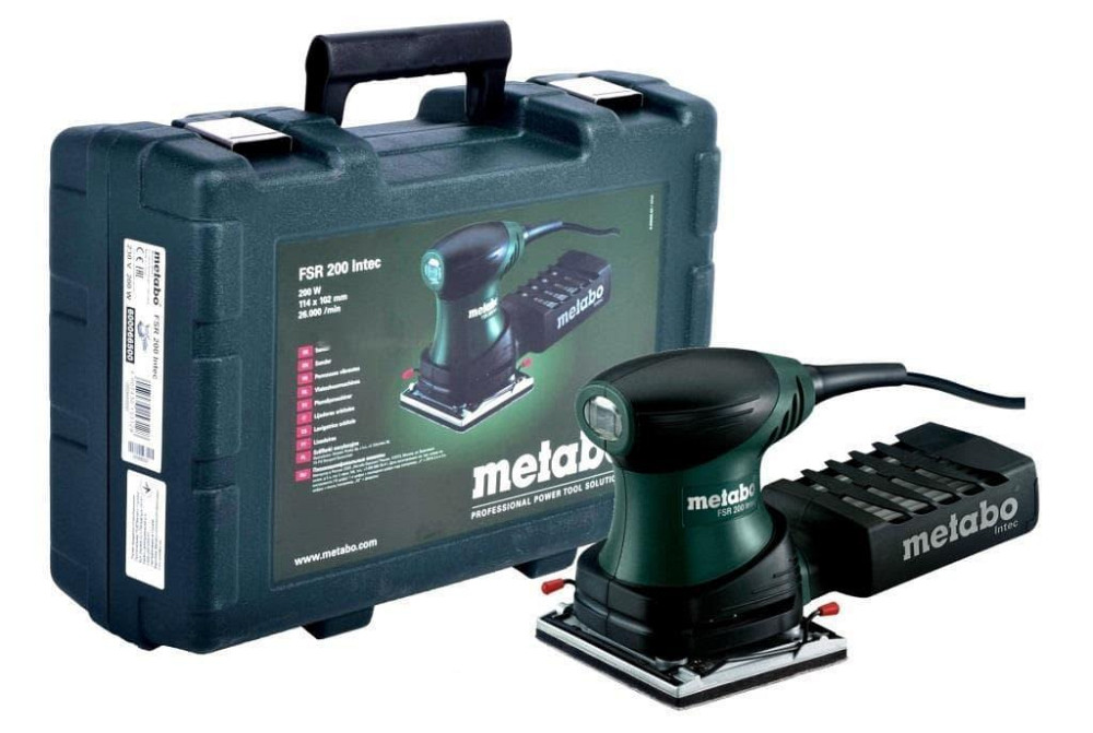 Вібраційна шліфмашина Metabo FSR 200 Intec (600066500) Київ - фото 2