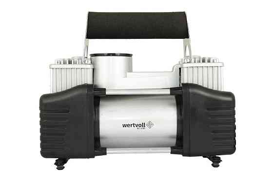 Компрессор автомобильный двухпоршневой WERTVOLL 12 V 150 PSI 25 A 300 Вт 85 л/мин сумка AC-2185 Ровно