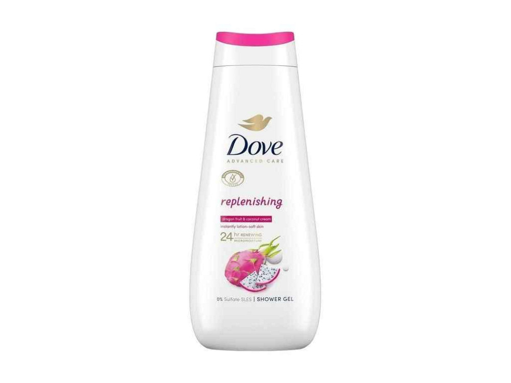 Гель для душа 400 мл Питая и кокосовые сливки ТМ DOVE Киев - изображение 1
