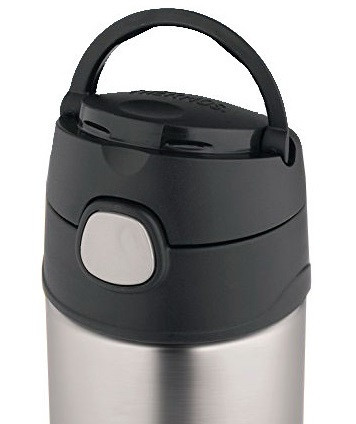 Дитяча Термофляга з трубочкою для напоїв 355 мл Thermos "FUNTAINER" (120010) Нержавіюча сталь Нововолинськ - фото 3