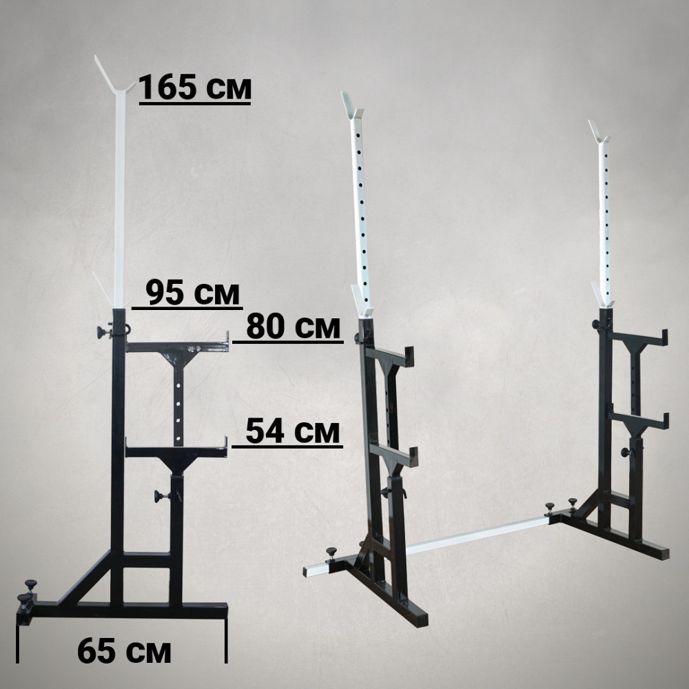 Лавка з від'ємним кутом 40 на 40 мм + Стійки зі страховкою 50 на 50 мм Київ - фото 3