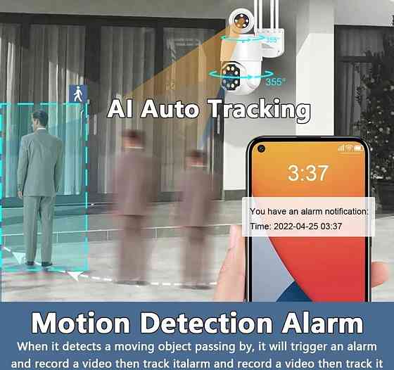 Камера Wifi 8мп 2 об'єктива ×50 зум Харків