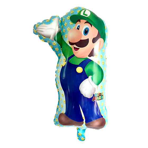 Шарик Super mаrio 58 на 33 см разноцветный Киев