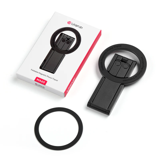 Тримач телефона Ulanzi MA60 Foldable Magnetic Phone Tripod (Red) Киев