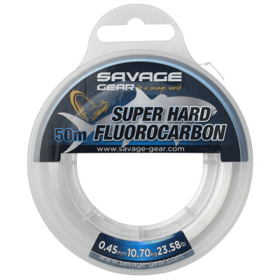Флюорокарбон Savage Gear Super Hard 45m 0.77mm 25.70kg Clear (1854.18.75) Винница - изображение 1