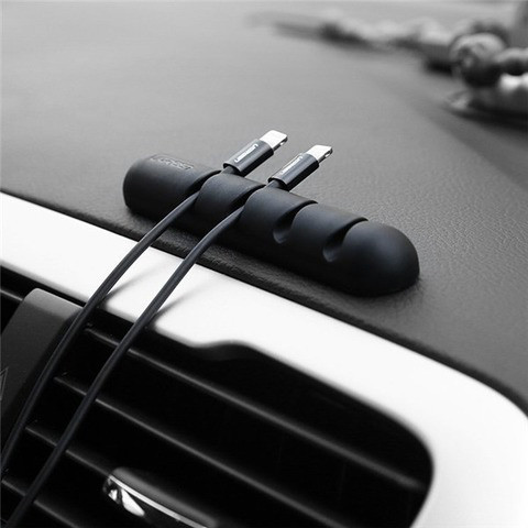 Органайзер тримач для кабелів Ugreen LP114 для 4 проводів (Чорний) Николаев - изображение 7