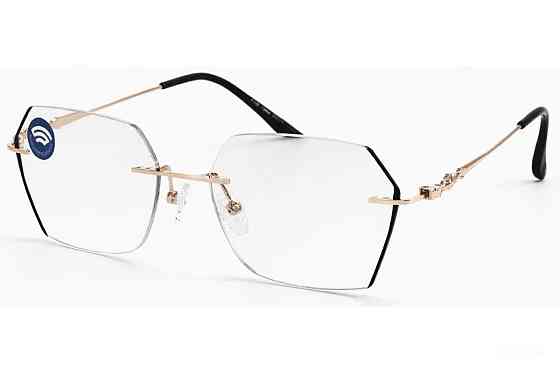 Окуляри безправні для зору із захистом Blue Blocker FM Золото +1.75 Луцьк