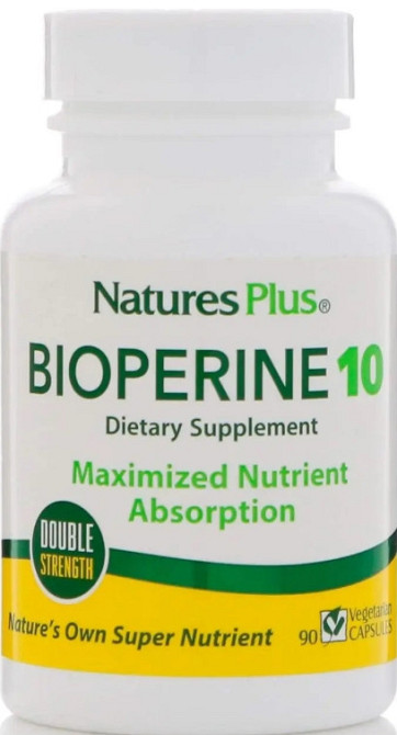 Біоперін Nature's Plus Bioperine 10 мг 90 капс Київ - фото 1