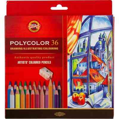 Карандаши цветные Koh-i-Noor Polycolor художественные 36 цвета (3835) Винница