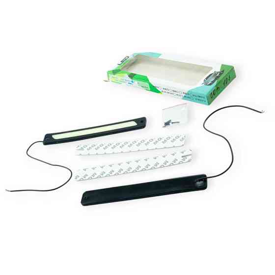 Ходові вогні 12V KLNT-DRL-COB-107 225х30мм WHITE Мукачево