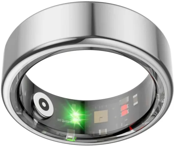 Смарт-кільце смарт-каблучка Smart Ring JRING розмір 11 silver з датчиками кисню та серцебиття Дніпро