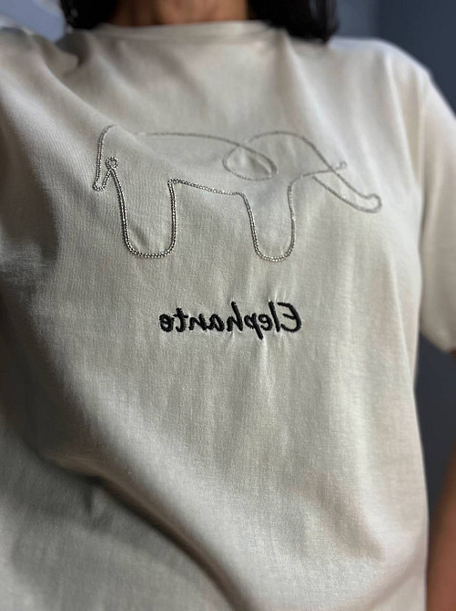 Футболка женская Pepper&mint BX24-001 цепочка слоник светло серая, светло-серый, L Киев - изображение 6