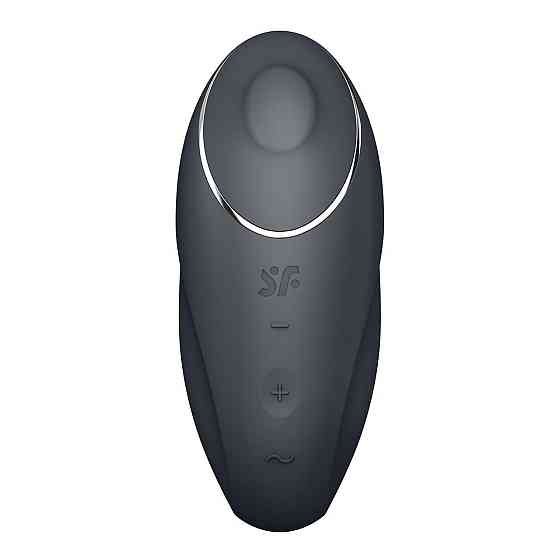 Вибростимулятор-пульсатор Satisfyer Tap & Climax 1 Grey, эффект постукивания пальцем, 2 мотора Sex Aura Киев