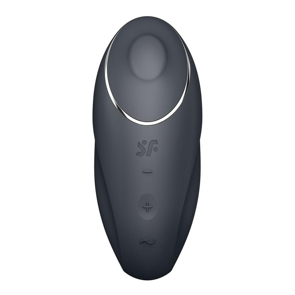 Вибростимулятор-пульсатор Satisfyer Tap & Climax 1 Grey, эффект постукивания пальцем, 2 мотора Sex Aura Киев - изображение 3