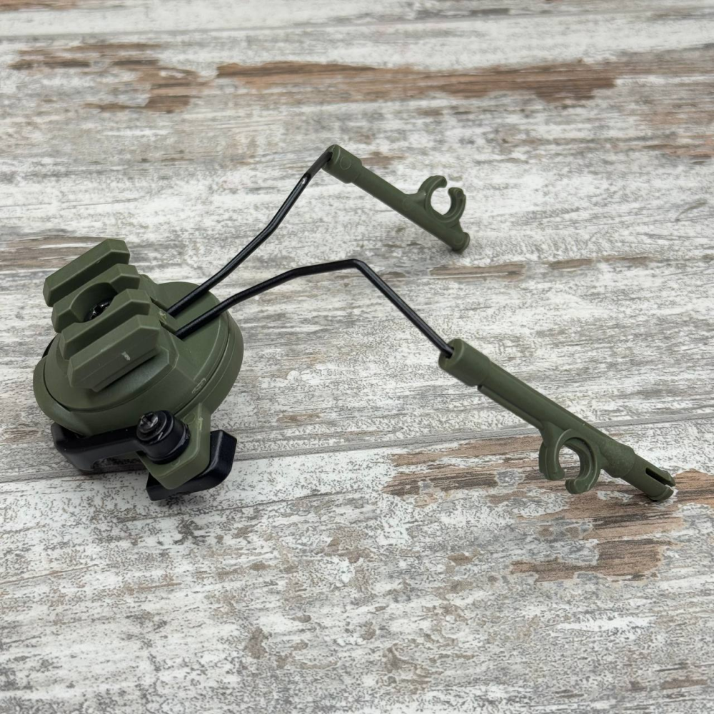 Компактний затискний адаптер для активних навушників на шолом 19-22 мм, універсальний комплект для спорту та мототехніки Київ - фото 5