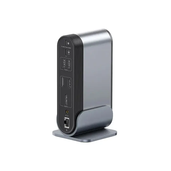 USB-хаб Baseus UnionJoy 17-Port Triple-Display Docking Station Space Grey（USB-C to Одесса - изображение 3