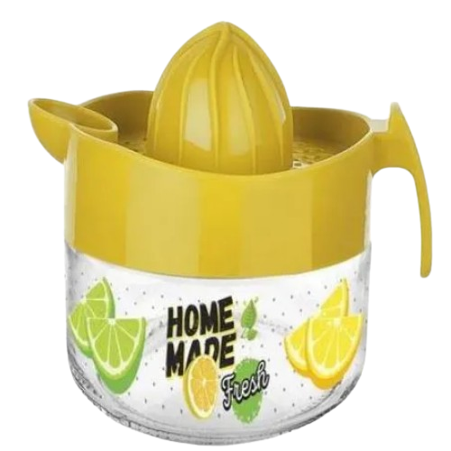 Соковитискач ручний для цитрусових 3000мл скло з малюнком КС-402 ELIF Житомир