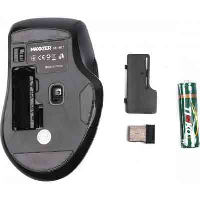 Мишка Maxxter Mr-407 Wireless Black (Mr-407) Вінниця