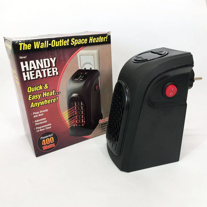 Обігрівач для опалення дому Handy Heater 400 Вт, Тепловентилятор для дачі 2 кВт Дуйко тепла XI-96 Львів - фото 9