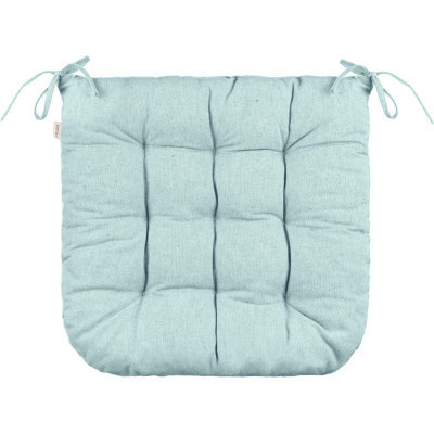 Подушка на стул Ardesto Oliver, 40х40 см, 100% хлопок, нап-ч: 50% холоф, 50% пп, бирюза (ART02OT) Винница - изображение 2