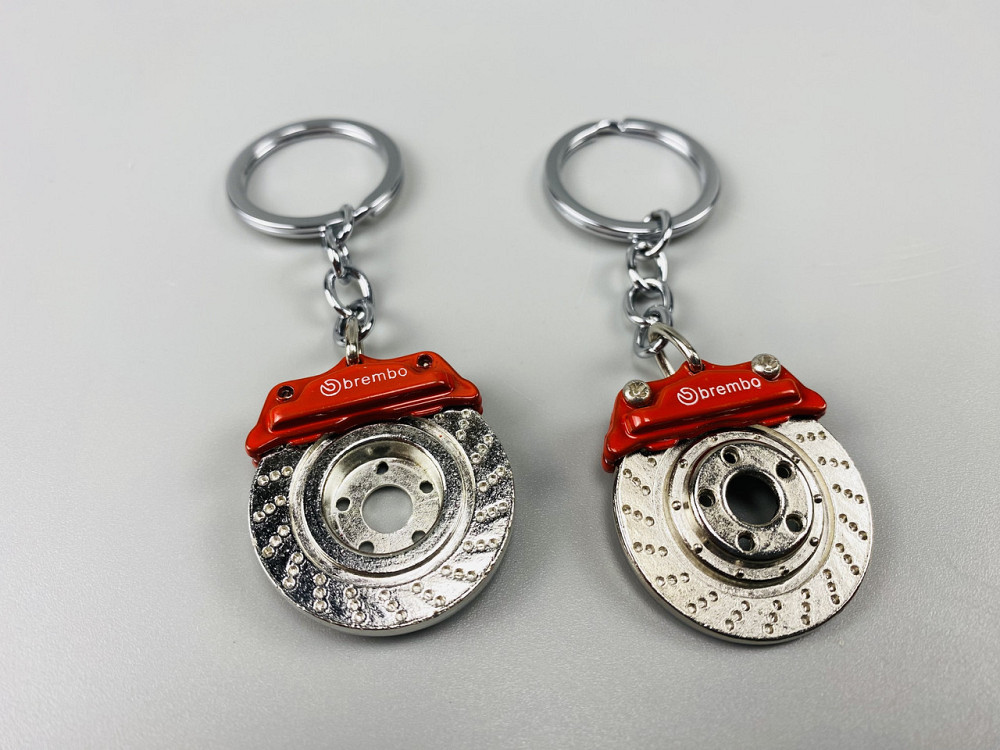 Брелок диск гальмівний + супорт 31мм (діаметр) х 95мм (довжина), брелок на автомобільні ключі Мукачево - фото 9