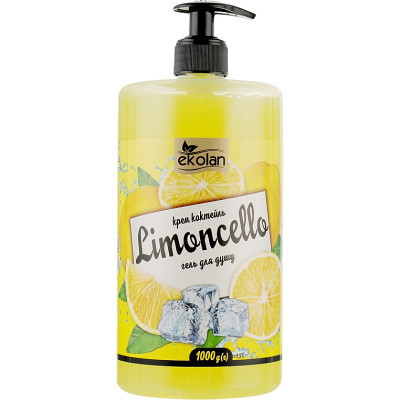 Гель для душа Ekolan Limoncello Крем-коктейль 1000 г (4820217131719) Винница - изображение 1