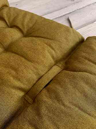 Подушка для стільців (50x120х8 см) подвійна Decorator Мальмо колір мустард 84-126 Київ