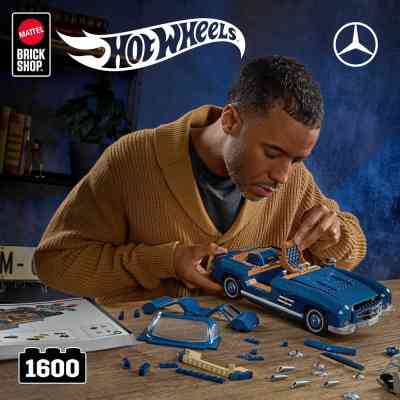 Конструктор Hot Wheels Brick Shop Mercedes-Benz 300 SL 1600 деталей (HWW25) Винница