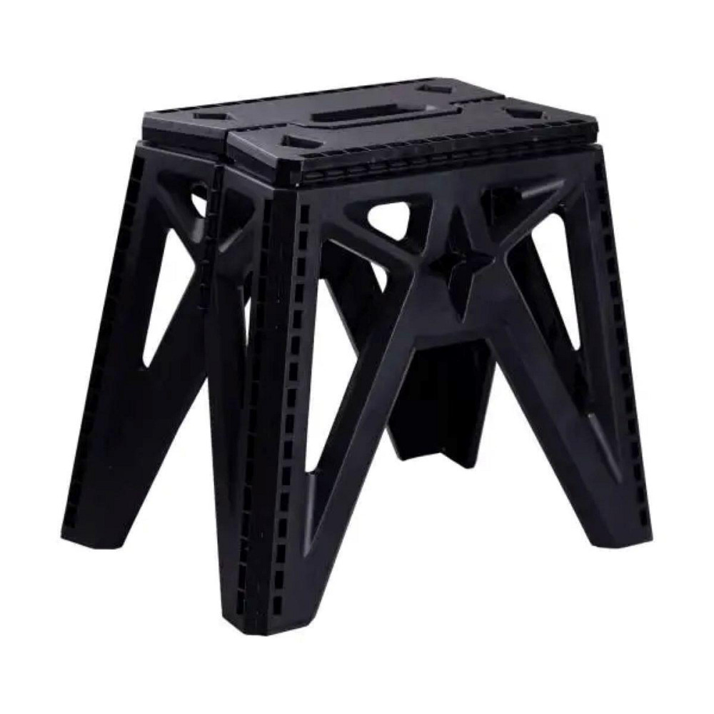 Складний табурет для кемпінгу чорний SJ-0102B Київ - фото 3